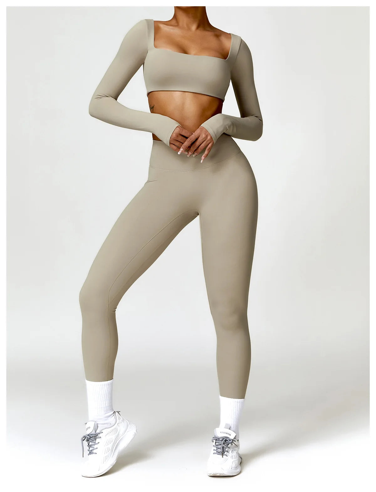 2PCS Women's Quick-Dry Gym Set/Tracksuit