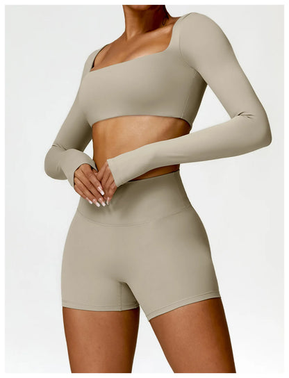 2PCS Women's Quick-Dry Gym Set/Tracksuit