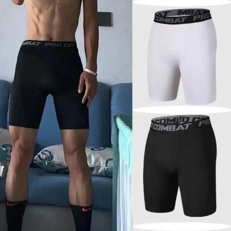 Men's Sports  Running Tights Athletic Workout Active Shorts men Compression Pants ﻿