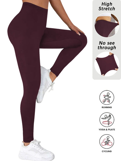 Women's High Elasticity Workout Soft Leggings