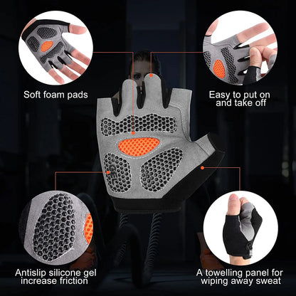 Unisex Weightlifting Gym Gloves For Training