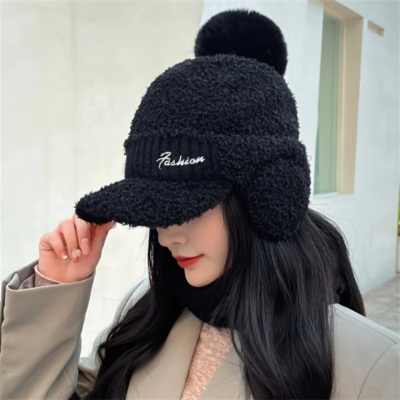 Winter Fur Warm Windproof Ear Protection Hat