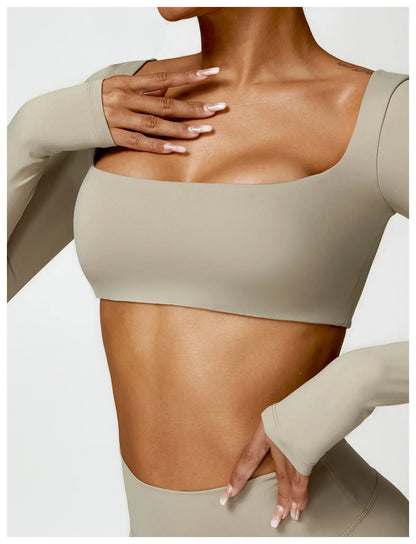 2PCS Women's Quick-Dry Gym Set/Tracksuit