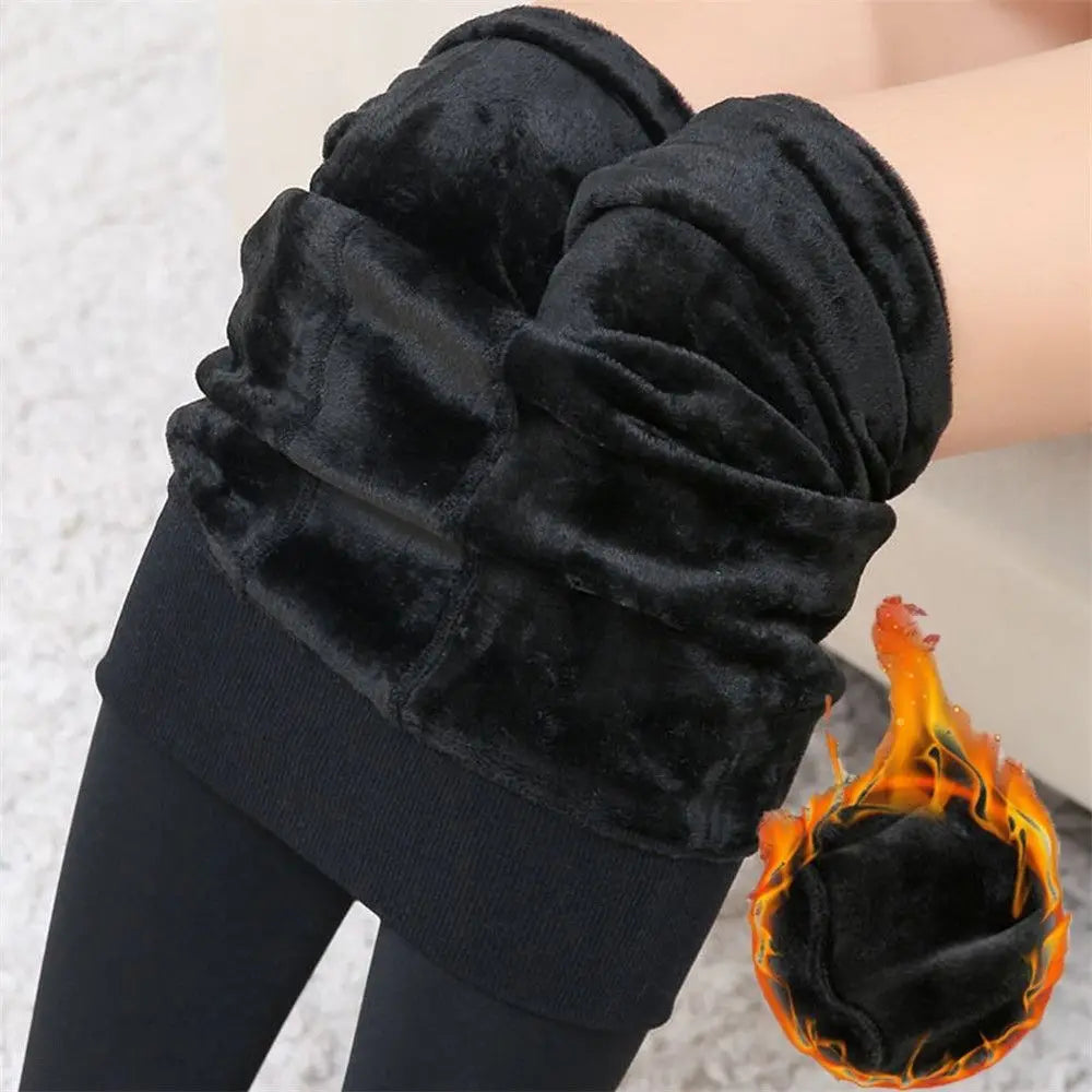 Women's Winter Thermal Warm Thick Fluff Lined Pantyhose/Leggings