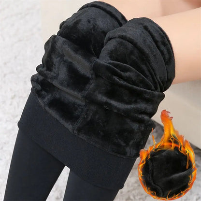 Women's Winter Thermal Warm Thick Fluff Lined Pantyhose/Leggings