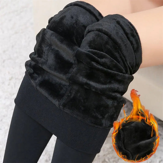 Women's Winter Thermal Warm Thick Fluff Lined Pantyhose/Leggings
