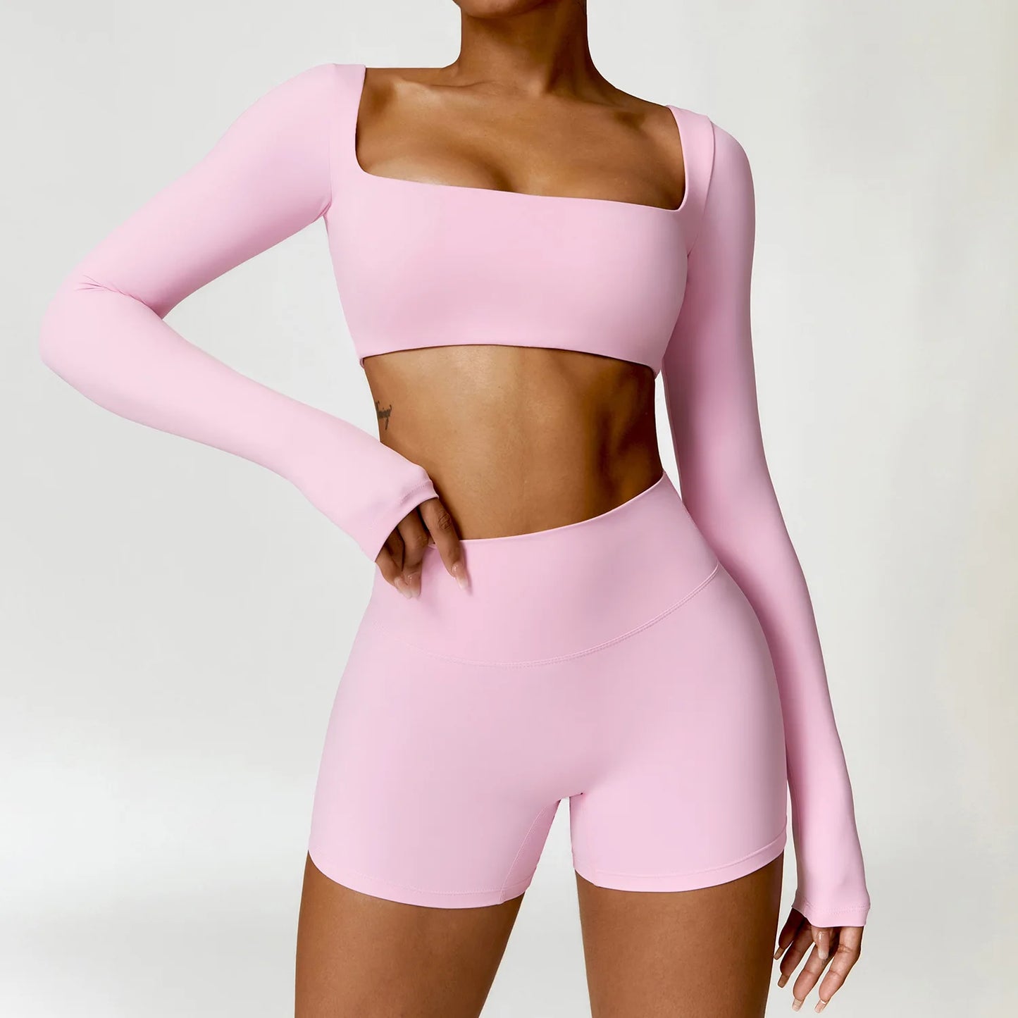 2PCS Women's Quick-Dry Gym Set/Tracksuit
