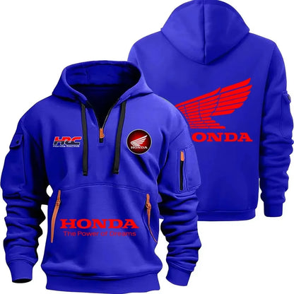 Honda outdoor sports enthusiasts zipper hoodie