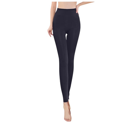 Women's Thermal Winter Fleece Lined Sheer Velvet  Tight Leggings