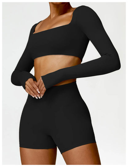 2PCS Women's Quick-Dry Gym Set/Tracksuit