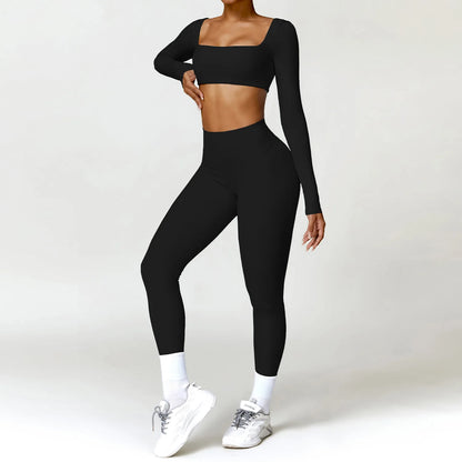 2PCS Women's Quick-Dry Gym Set/Tracksuit