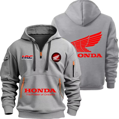 Honda outdoor sports enthusiasts zipper hoodie