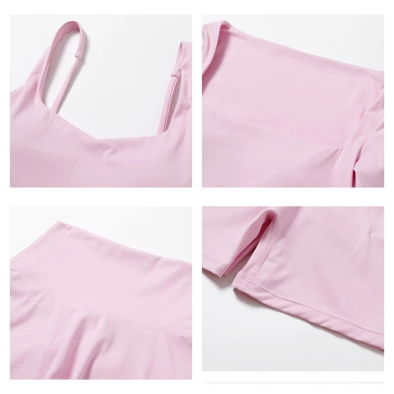 2PCS Women's Quick-Dry Gym Set/Tracksuit