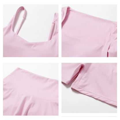 2PCS Women's Quick-Dry Gym Set/Tracksuit