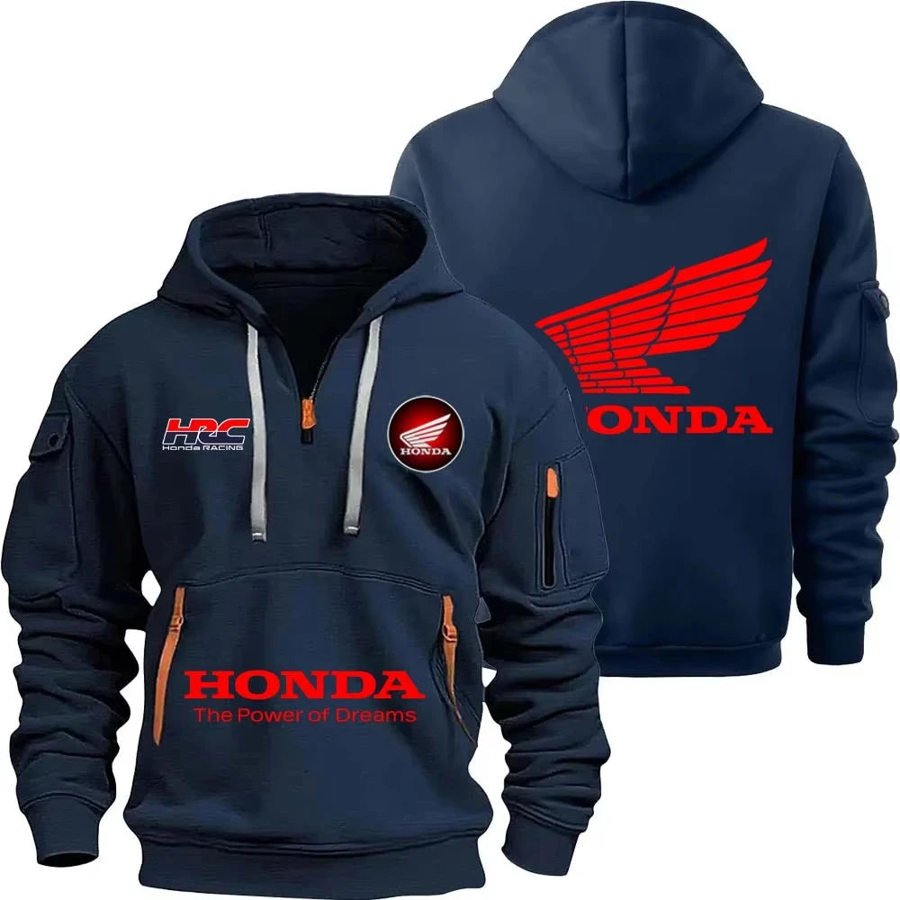 Honda outdoor sports enthusiasts zipper hoodie