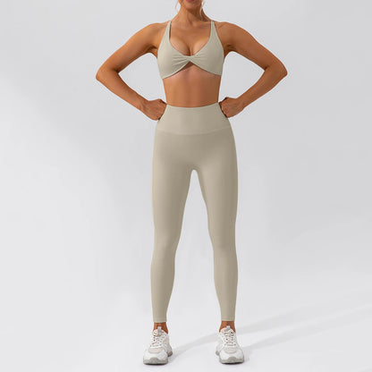 2PCS Women's Quick-Dry Gym Set/Tracksuit