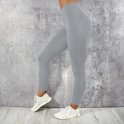 Women's High Waist Tights with Pocket Gym Workout Leggings