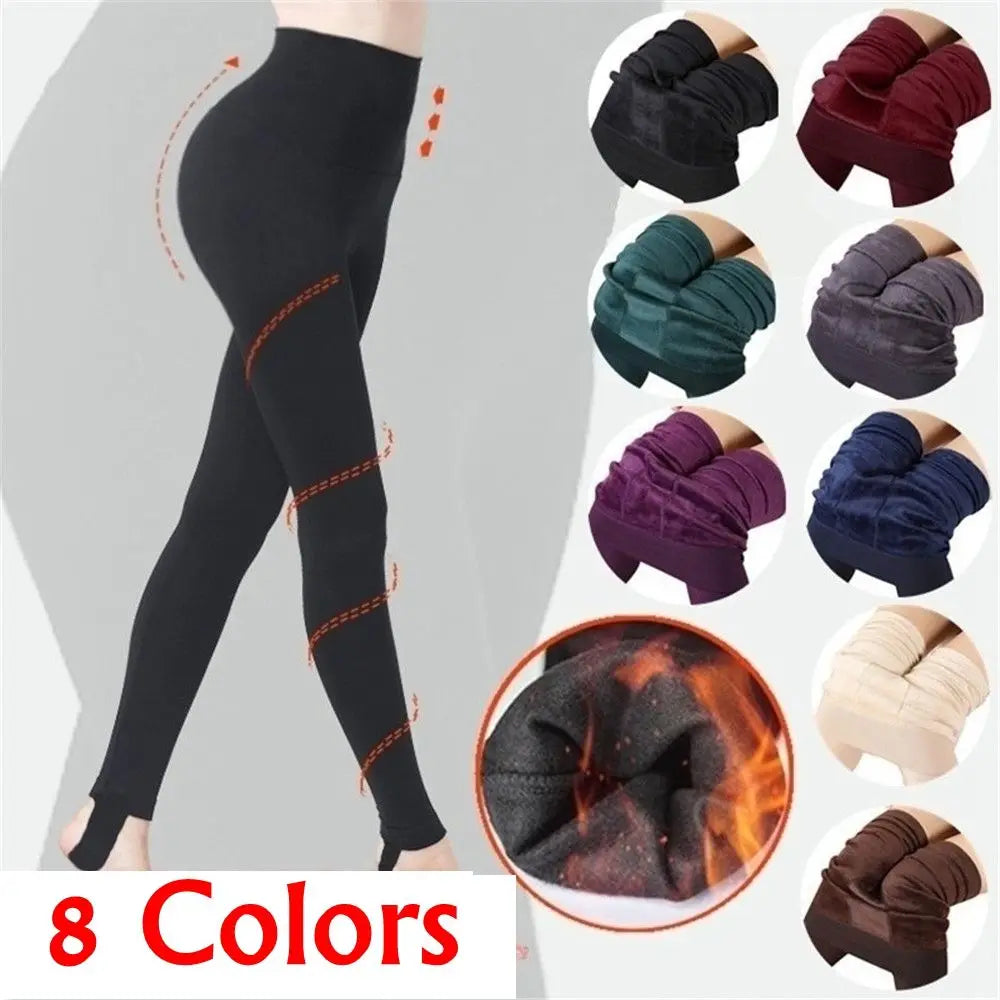 Women's Winter Thermal Warm Thick Fluff Lined Pantyhose/Leggings
