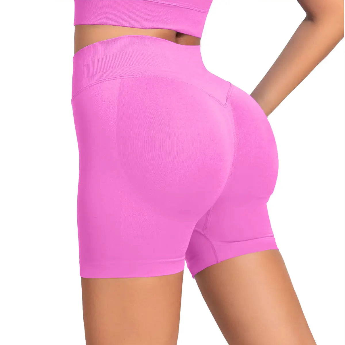 NCLAGEN Seamless Shorts 4.5" Gym Shorts Woman