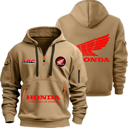 Honda outdoor sports enthusiasts zipper hoodie