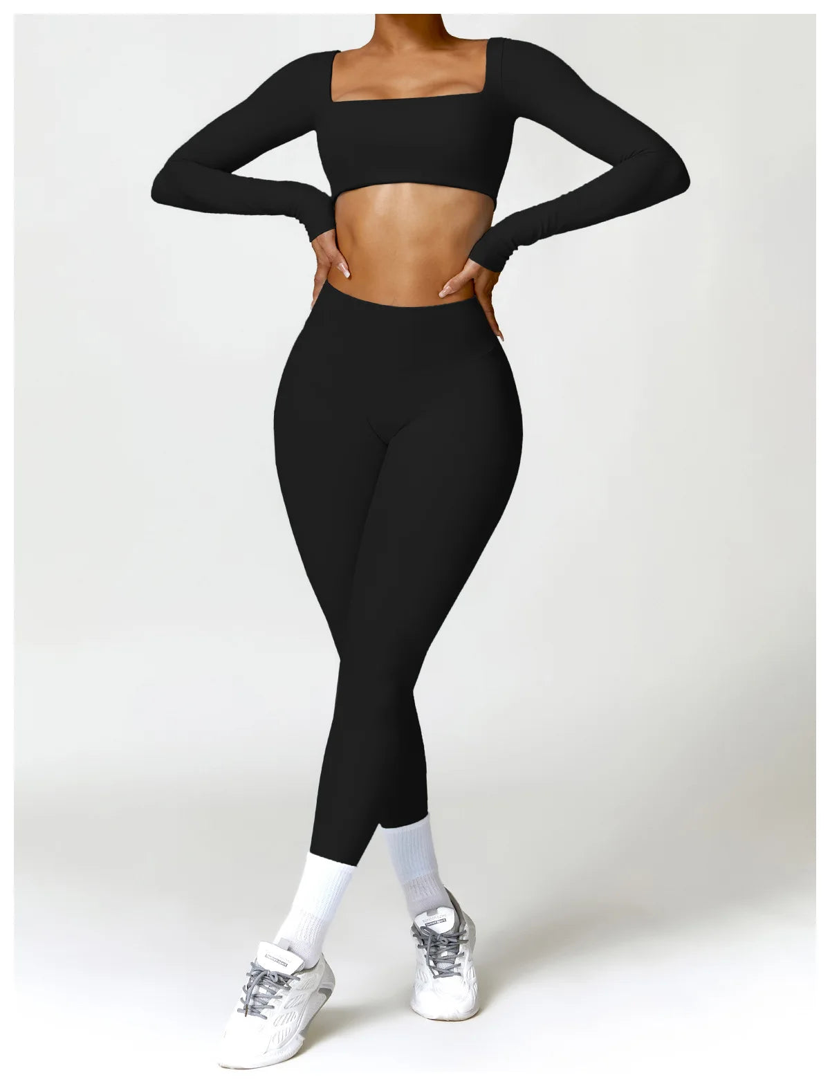 2PCS Women's Quick-Dry Gym Set/Tracksuit