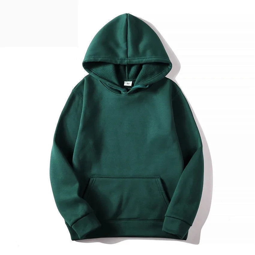 Warm Plain Colour Hoodies for men and women
