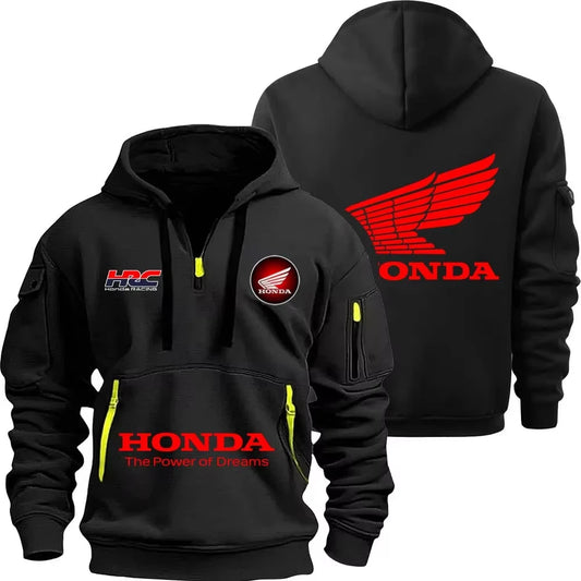 Honda outdoor sports enthusiasts zipper hoodie