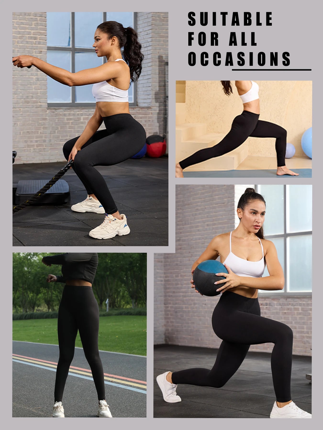 Women's High Elasticity Workout Soft Leggings