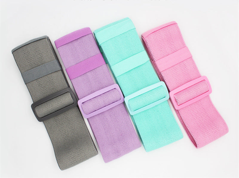 Aolikes Adjustable Fitness Stretch Training Booty Bands Elastic Resistance Bands Glute Strap