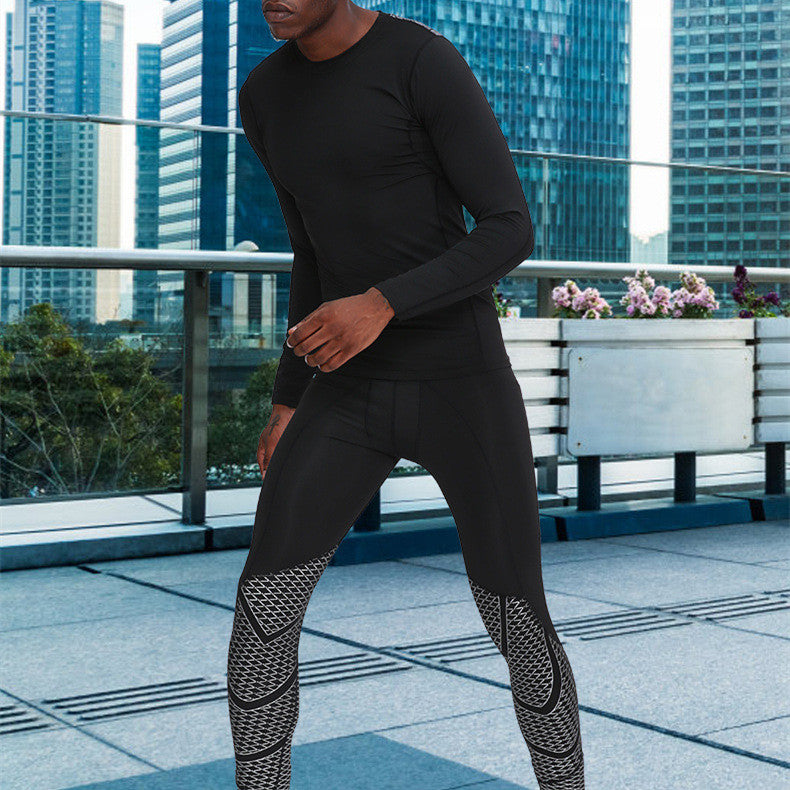 Fitness Sports Tights Men's Quick-drying Gym Pants
